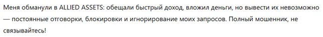 ALLIED ASSETS 3 скрин