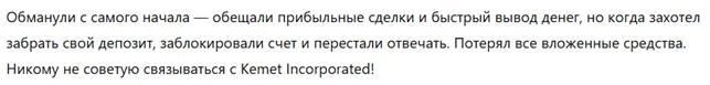 Kemet Incorporated 3 скрин