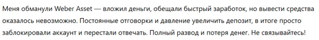 Weber Asset 3 скрин