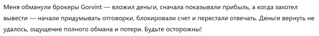 Gorvint 3 скрин