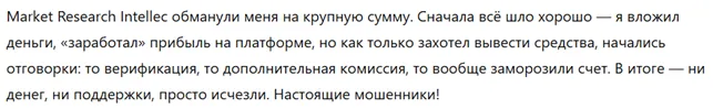 Market Research Intellec 1 скрин