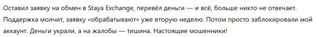 Staya Exchange 1 скрин